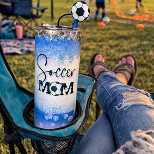 Soccer Mom Blue Tumbler